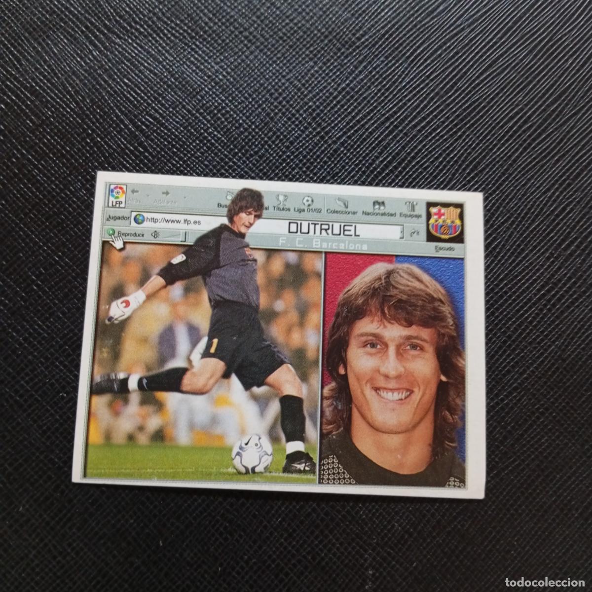Cromos de f&uacute;tbol: DUTRUEL BARCELONA ESTE 2001 2002 CROMO FUTBOL 01 02 LIGA - SIN PEGAR - A17 PG37