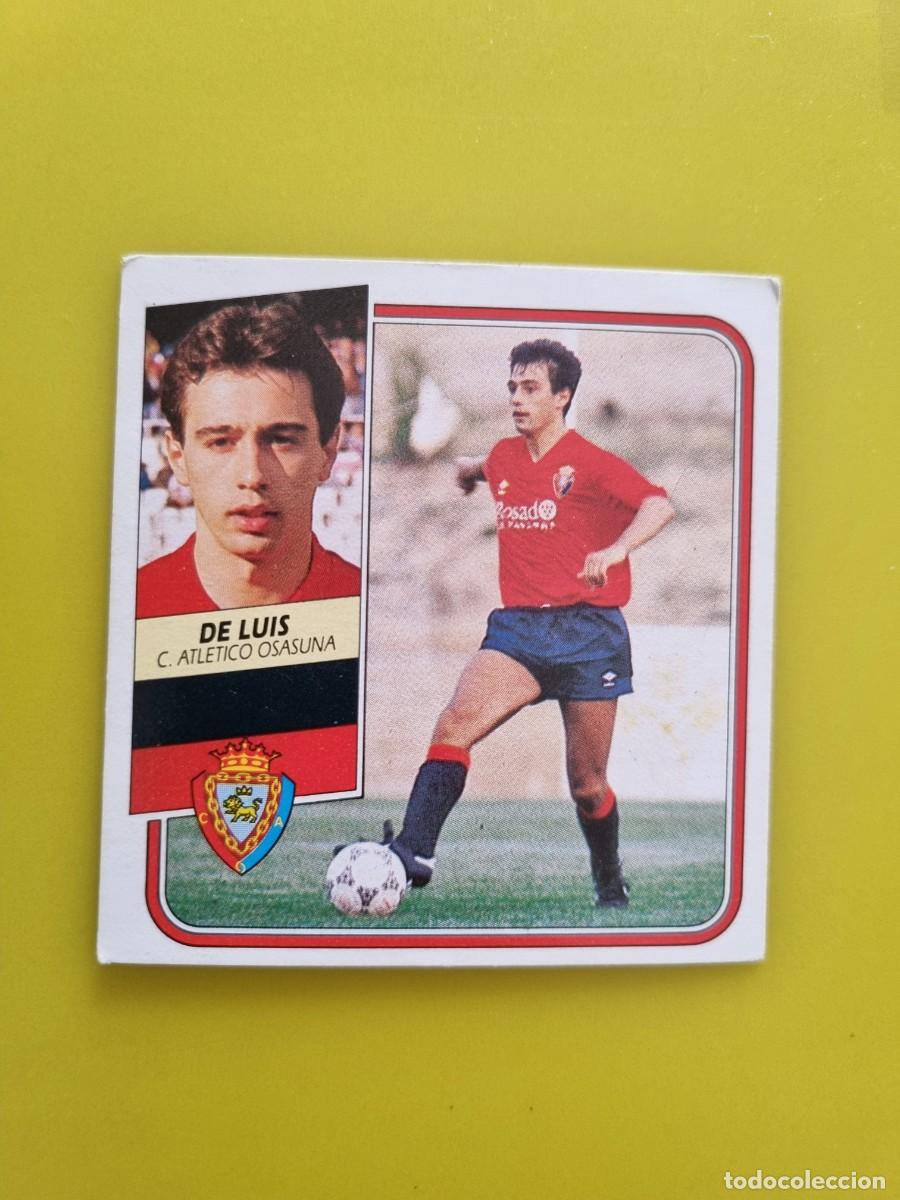 Cromos de f&uacute;tbol: CROMO FUTBOL LIGA ESTE 89 90 1989 1990 NUNCA PEGADO SIN PEGAR DE LUIS OSASUNA AR926