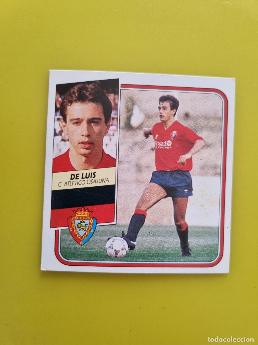Cromos de f&uacute;tbol: CROMO FUTBOL LIGA ESTE 89 90 1989 1990 NUNCA PEGADO SIN PEGAR DE LUIS OSASUNA AR926