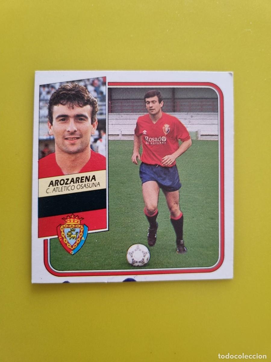 Cromos de f&uacute;tbol: CROMO FUTBOL LIGA ESTE 89 90 1989 1990 NUNCA PEGADO SIN PEGAR DE LUIS OSASUNA AR926
