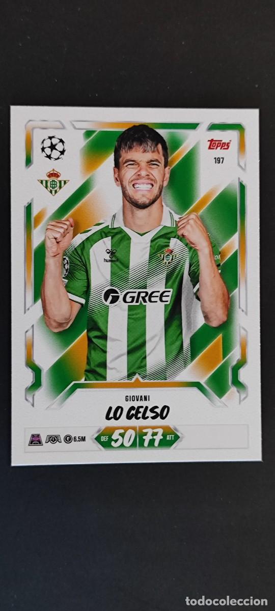 Cartes &agrave; collectionner de Football: 20 ANIVERSARIO MATCH ATTAX 26/27 UCL CARD BASIC LO CELSO REAL BETIS # 197 TOPPS