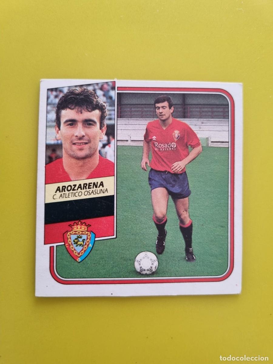 Fu&szlig;ball-Sticker: CROMO FUTBOL LIGA ESTE 89 90 1989 1990 NUNCA PEGADO SIN PEGAR AROZARENA OSASUNA AR926