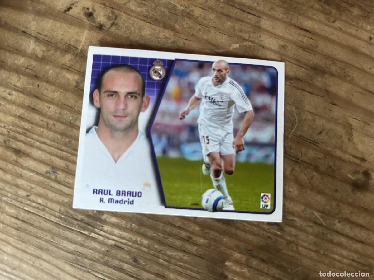 Fu&szlig;ball-Sticker: CROMO SIN PEGAR NUNCA PEGADO ALBUM LIGA ESTE 05 06 2005 2006 REAL MADRID RAUL BRAVO