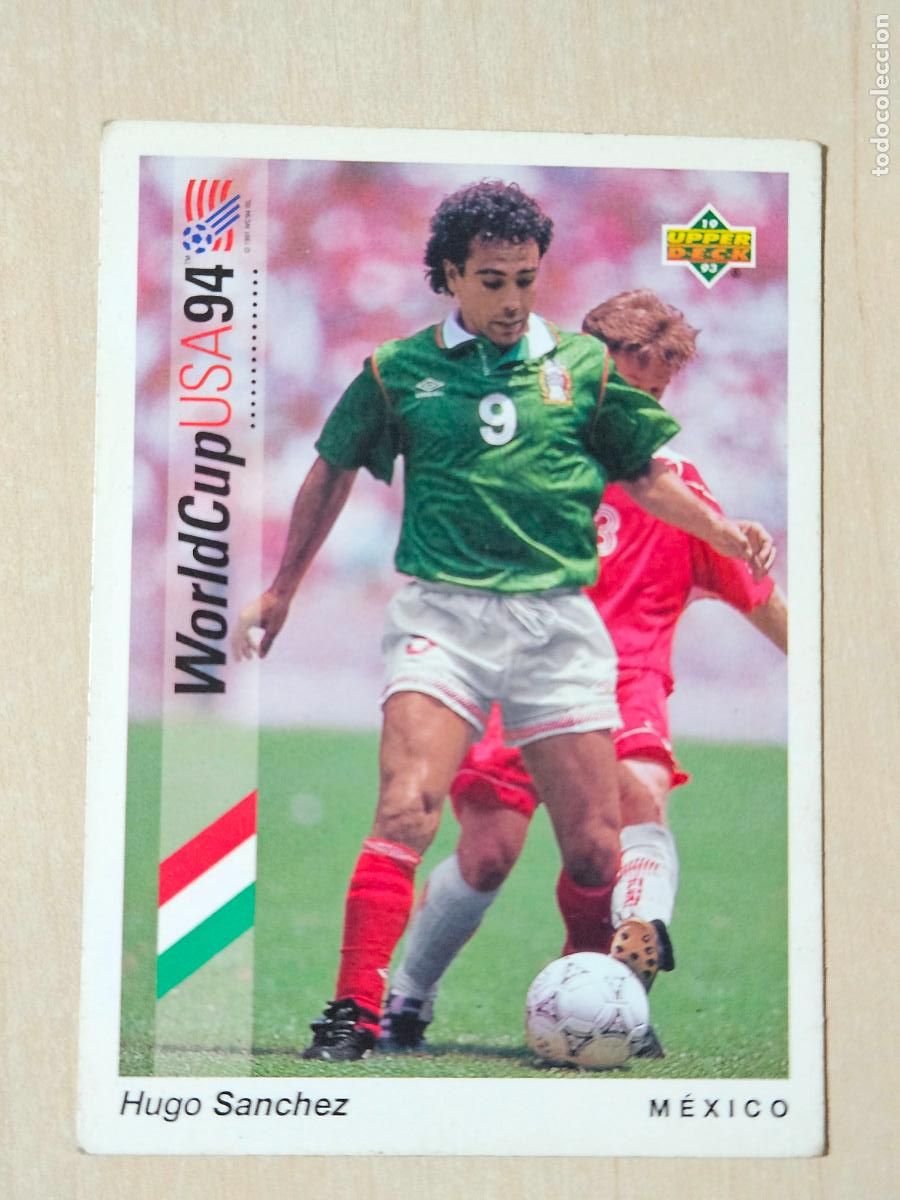 Fu&szlig;ball-Sticker: N&ordm; 64 HUGO SANCHEZ - UPPER DECK - WORLDCUP 94 - MEXICO