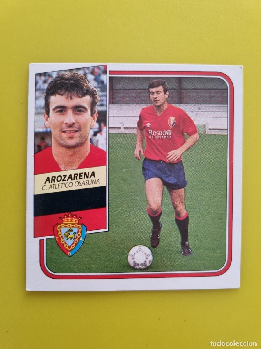 Fu&szlig;ball-Sticker: CROMO FUTBOL LIGA ESTE 89 90 1989 1990 NUNCA PEGADO SIN PEGAR AROZARENA OSASUNA AR926