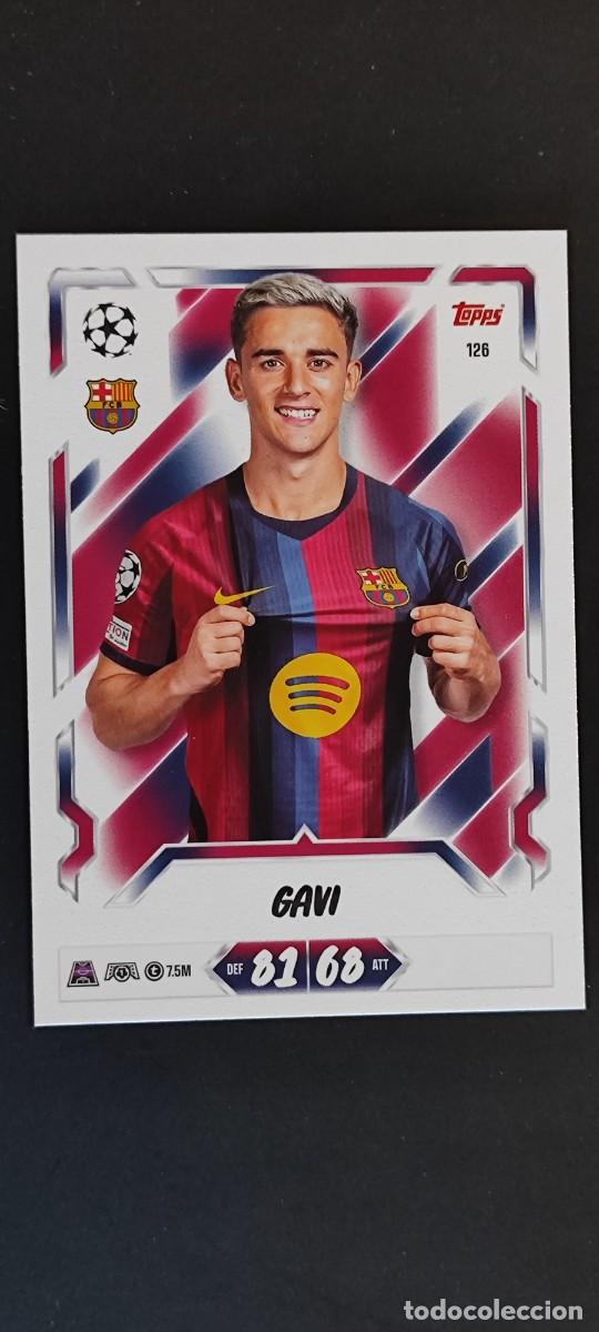 Football Stickers: 20 ANIVERSARIO MATCH ATTAX 26/27 UCL CARD BASIC GAVI FC BARCELONA # 126 TOPPS