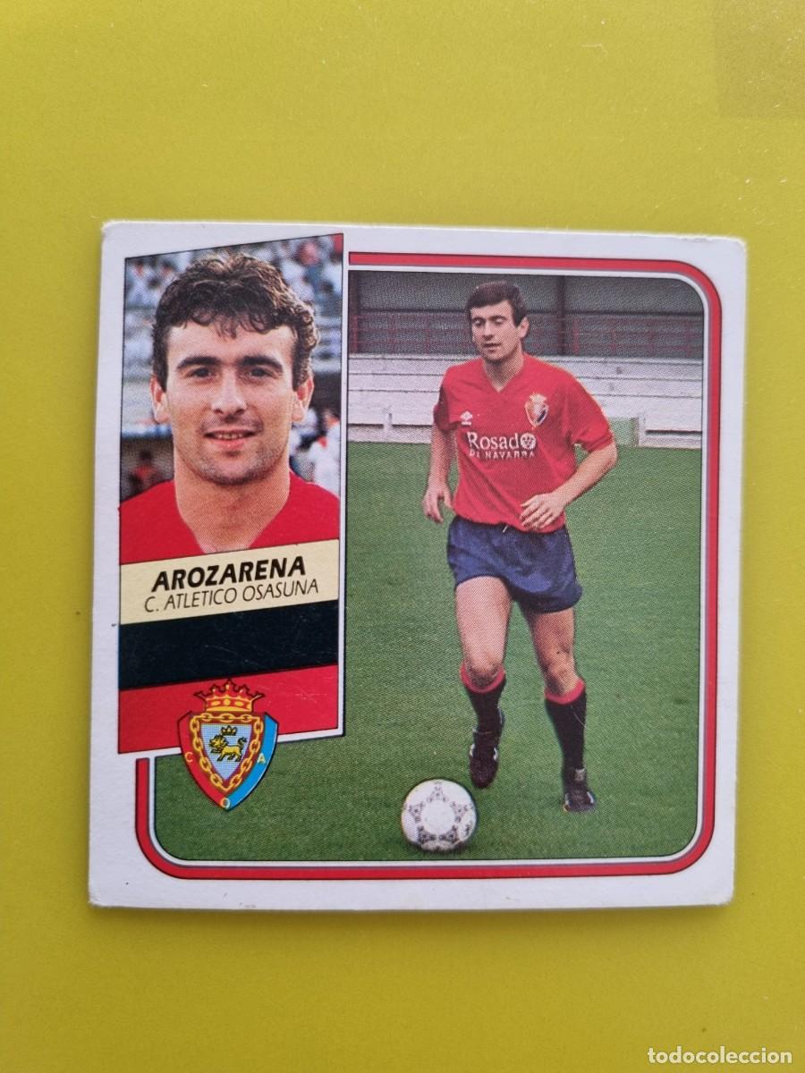 Cartes &agrave; collectionner de Football: CROMO FUTBOL LIGA ESTE 89 90 1989 1990 NUNCA PEGADO SIN PEGAR AROZARENA OSASUNA AR926