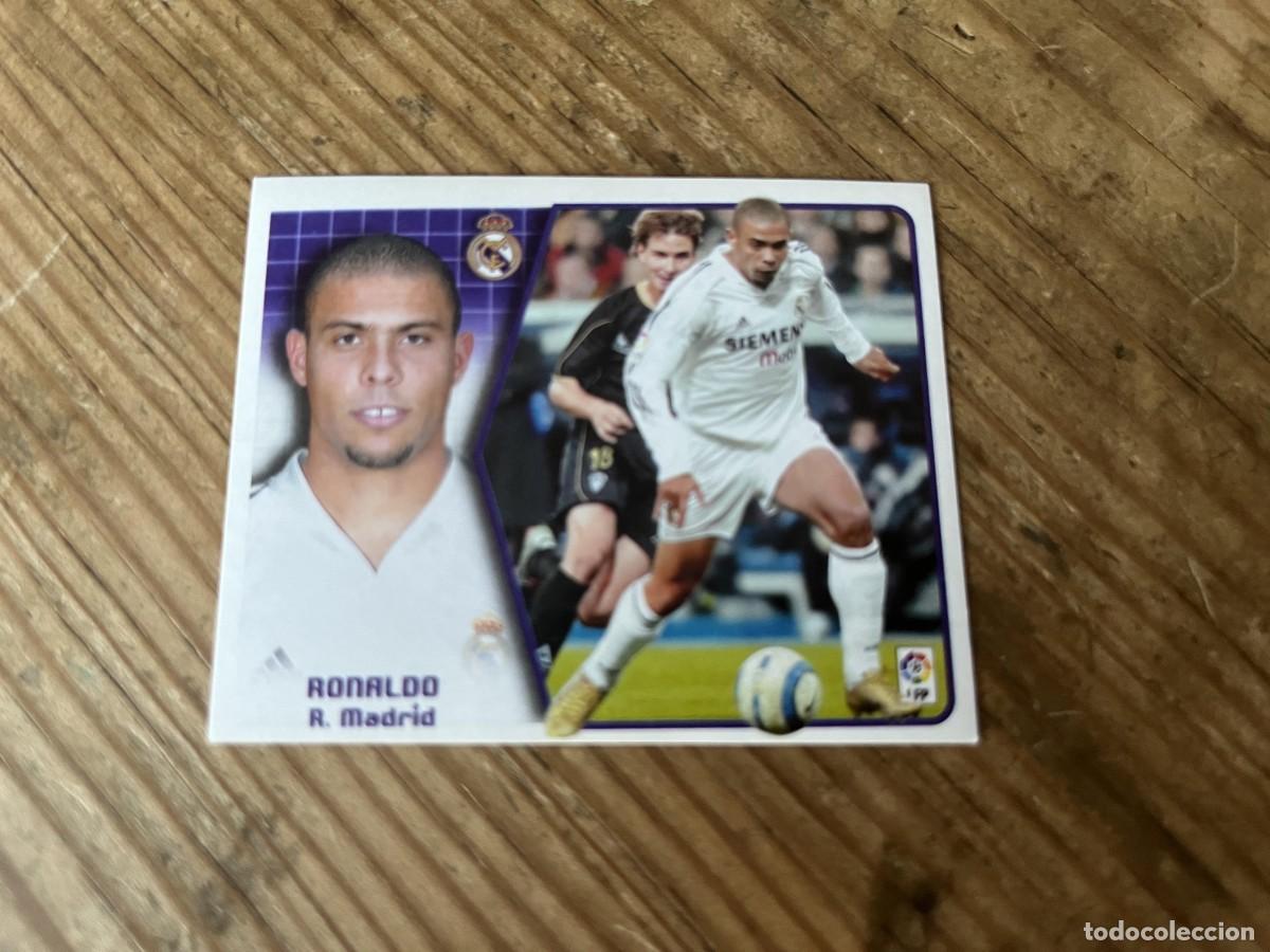 Cartes &agrave; collectionner de Football: CROMO SIN PEGAR NUNCA PEGADO ALBUM LIGA ESTE 05 06 2005 2006 REAL MADRID RONALDO NAZARIO