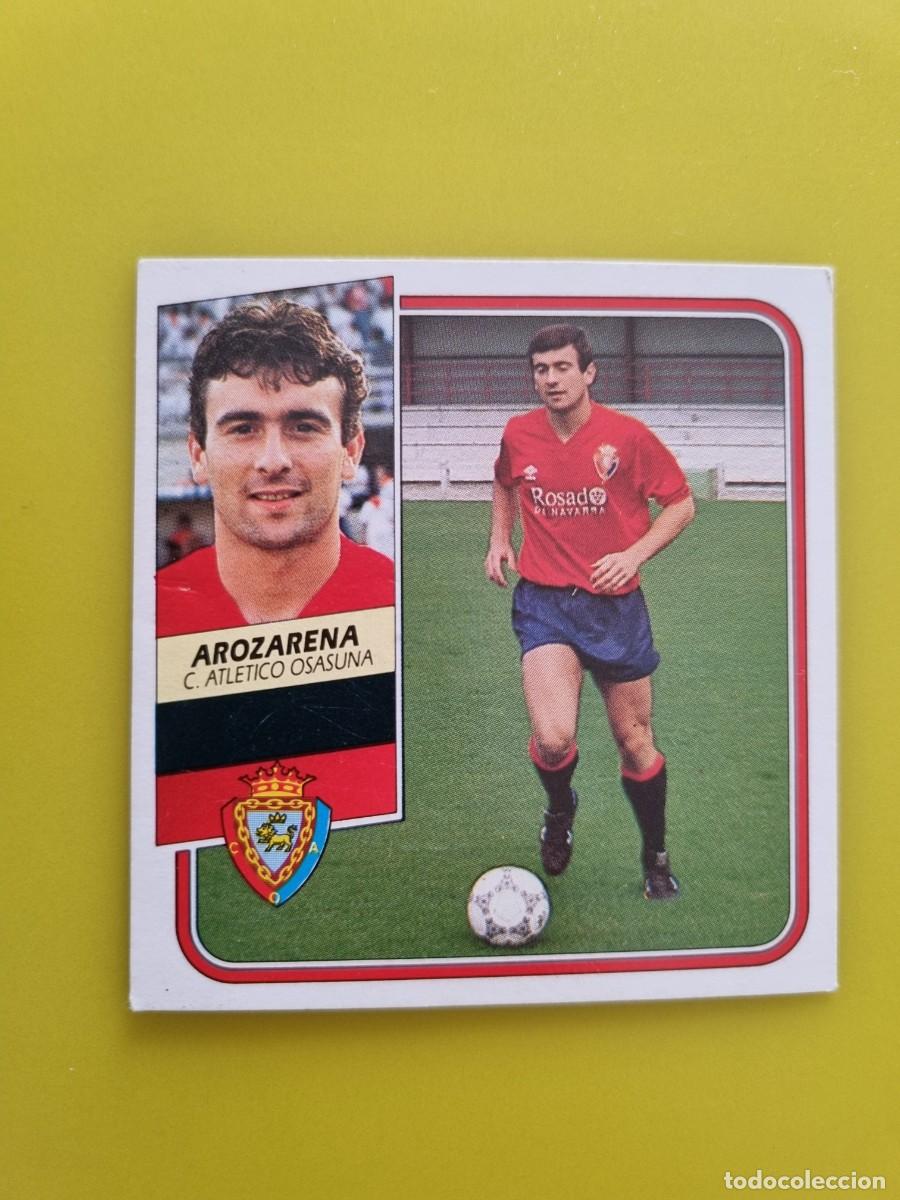 Cartes &agrave; collectionner de Football: CROMO FUTBOL LIGA ESTE 89 90 1989 1990 NUNCA PEGADO SIN PEGAR AROZARENA OSASUNA AR926