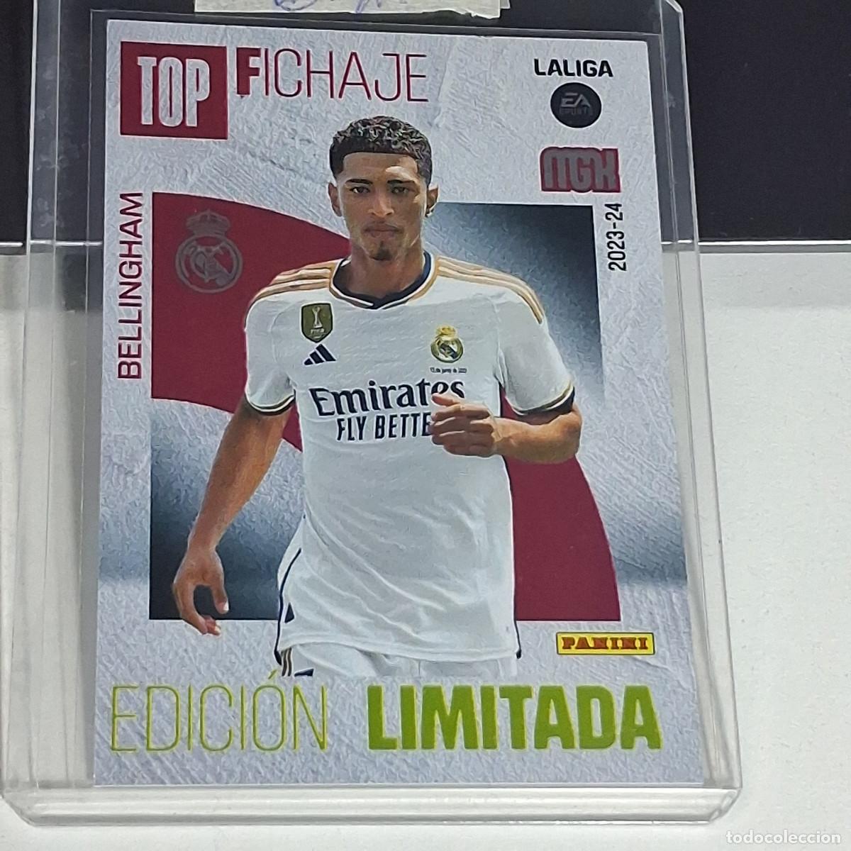 Cartes &agrave; collectionner de Football: C1A1 TOP FICHAJE BELLINGHAM REAL MADRID EDICION LIMITADA MEGACRACKS 2023 2024 23 24 PANINI