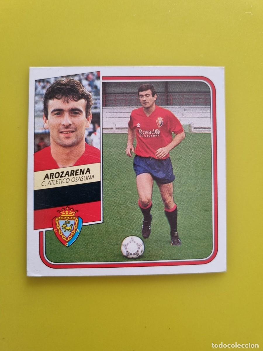 Fu&szlig;ball-Sticker: CROMO FUTBOL LIGA ESTE 89 90 1989 1990 NUNCA PEGADO SIN PEGAR AROZARENA OSASUNA AR926