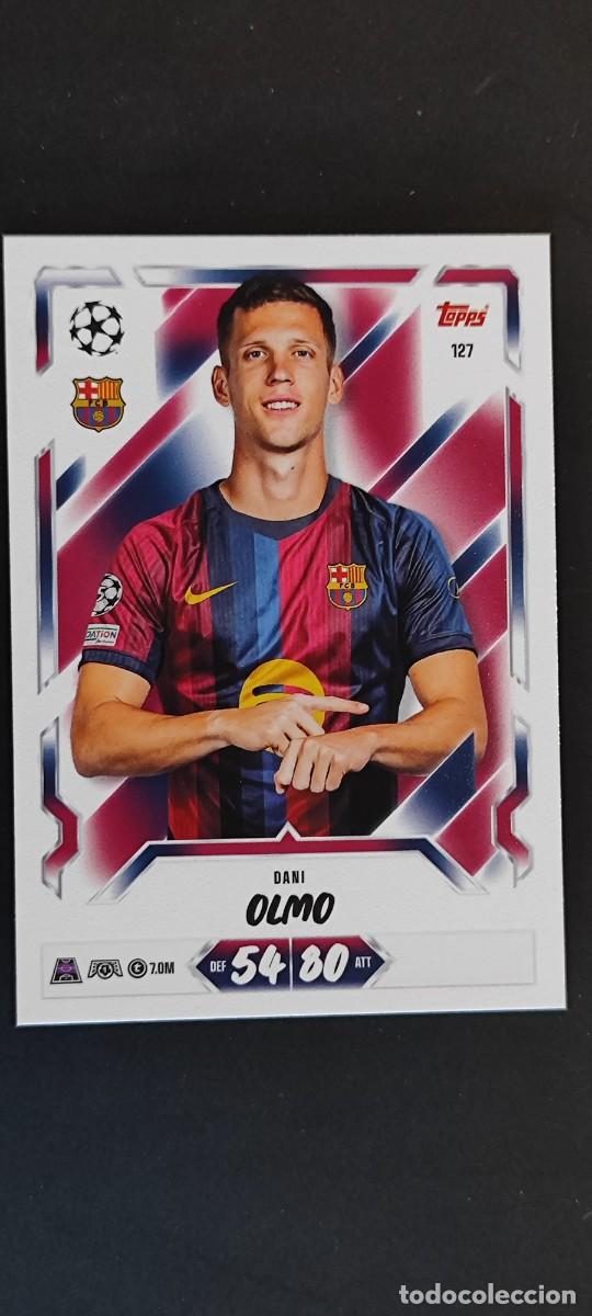 Football Stickers: 20 ANIVERSARIO MATCH ATTAX 26/27 UCL CARD BASIC OLMO FC BARCELONA # 127 TOPPS