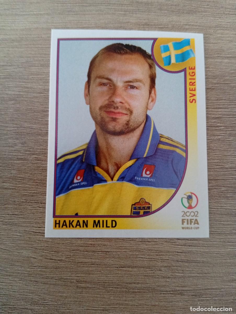 Fu&szlig;ball-Sticker: HAKAN MILD 452 SUECIA MUNDIAL KOREA JAPON 2002 02 PANINI NUNCA PEGADO