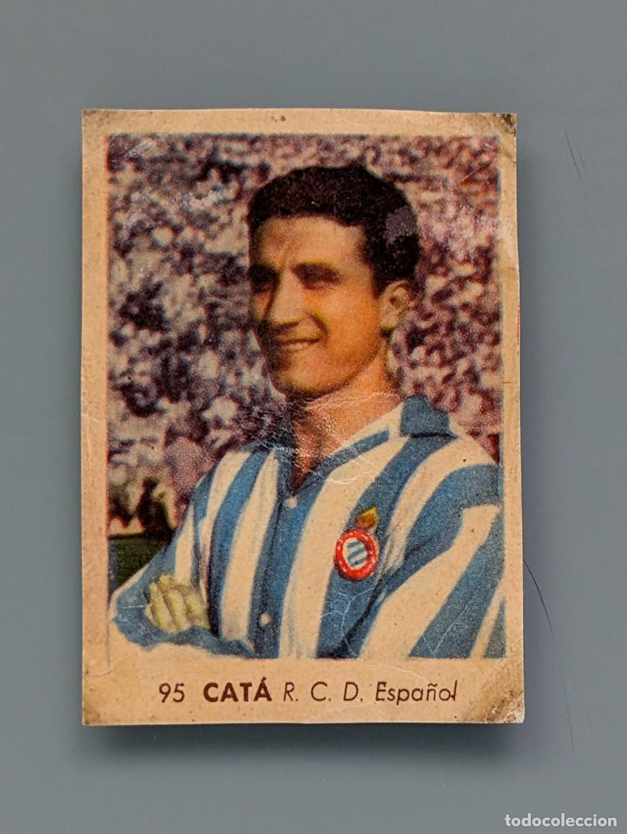 Fu&szlig;ball-Sticker: RARO CROMO RARE CARD CATA ESPA&Ntilde;OL BARCELONA RUIZ ROMERO 1955 1956 55/56 CATALU&Ntilde;A FOOTBALL