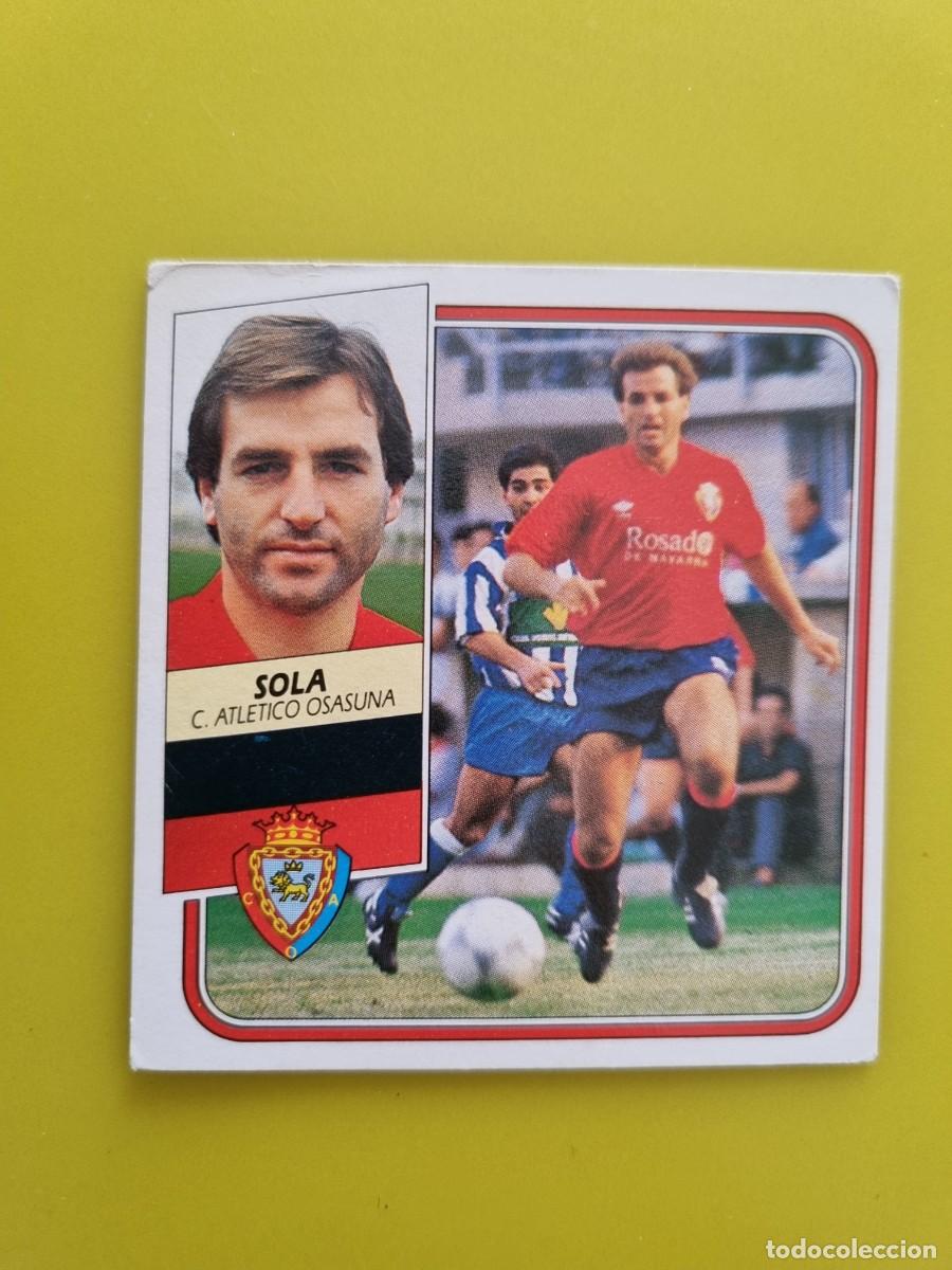 Cromos de f&uacute;tbol: CROMO FUTBOL LIGA ESTE 89 90 1989 1990 NUNCA PEGADO SIN PEGAR SOLA OSASUNA AR926