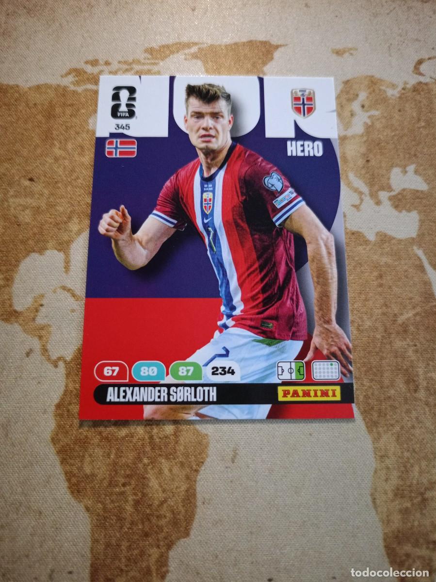 Cromos de f&uacute;tbol: Noruega 345 ALEXANDER SORLOTH Adrenalyn WORLD Cup 2026