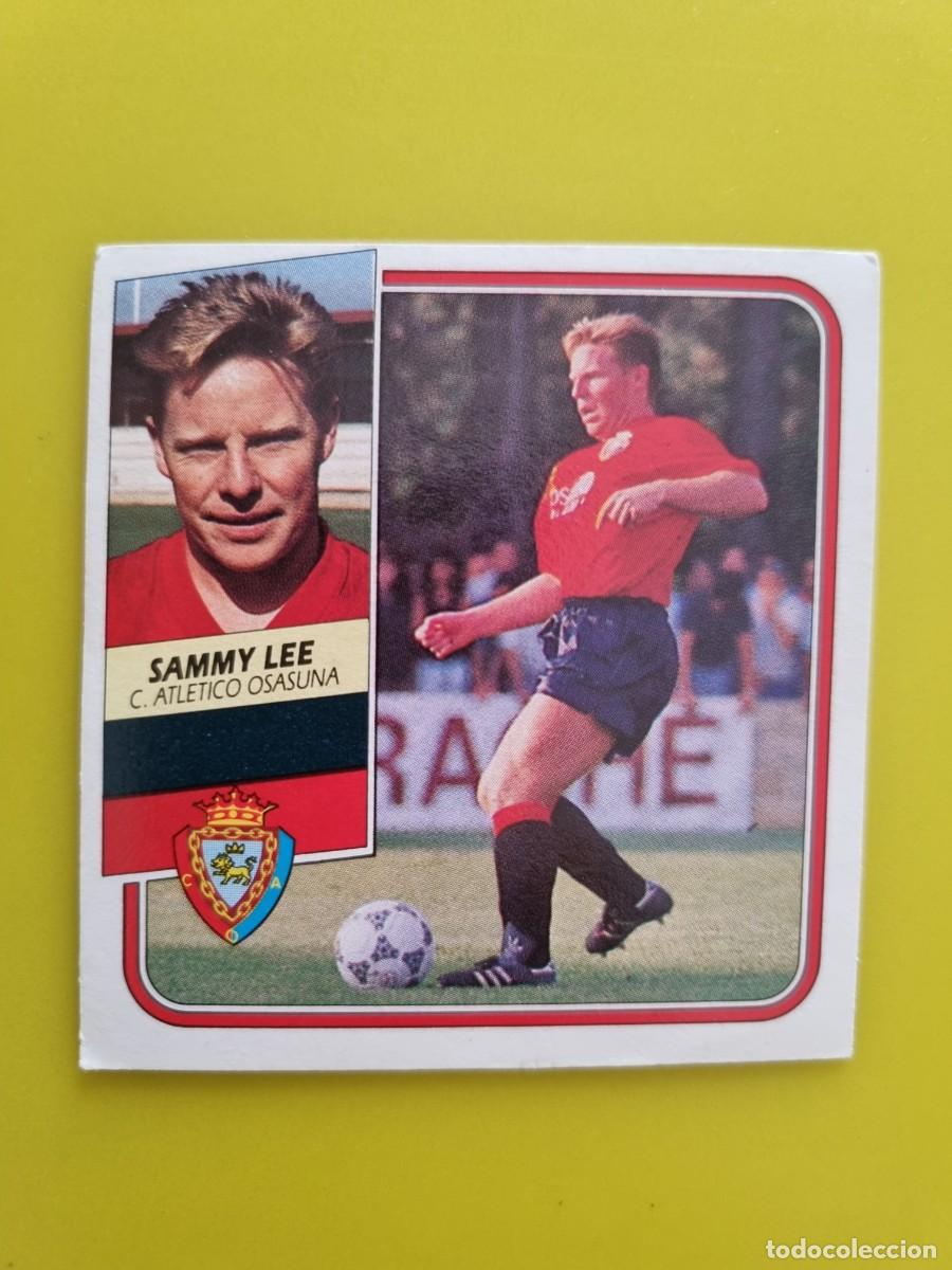 Cromos de f&uacute;tbol: CROMO FUTBOL LIGA ESTE 89 90 1989 1990 NUNCA PEGADO SIN PEGAR SAMMY LEE OSASUNA AR926