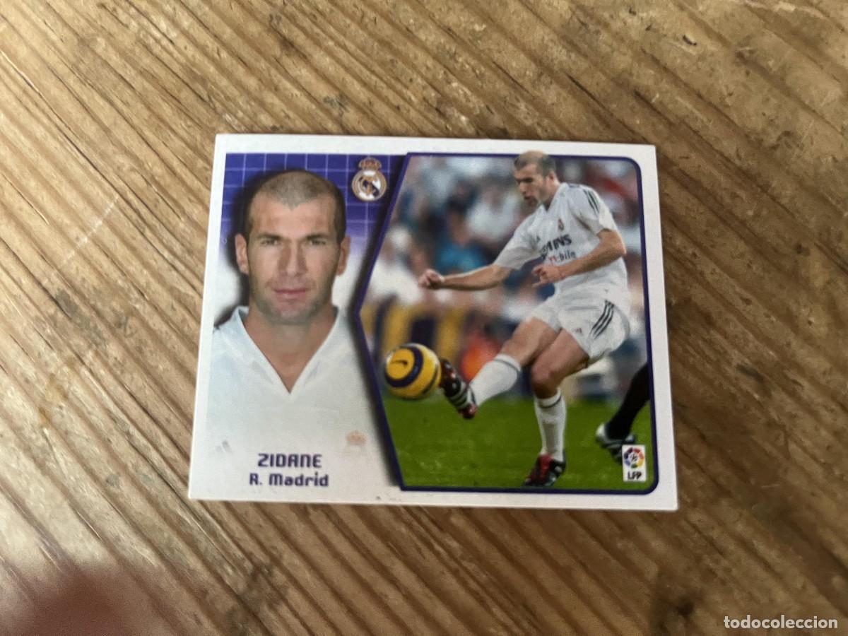 Cromos de f&uacute;tbol: CROMO SIN PEGAR NUNCA PEGADO ALBUM LIGA ESTE 05 06 2005 2006 REAL MADRID ZINEDINE ZIDANE