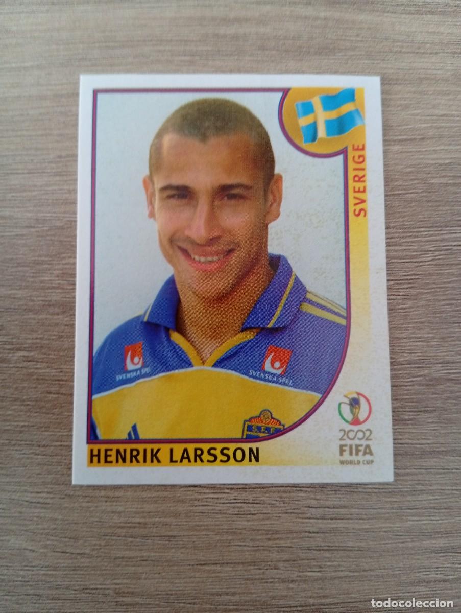 Cromos de f&uacute;tbol: HENRIK LARSSON 454 SUECIA MUNDIAL KOREA JAPON 2002 02 PANINI NUNCA PEGADO