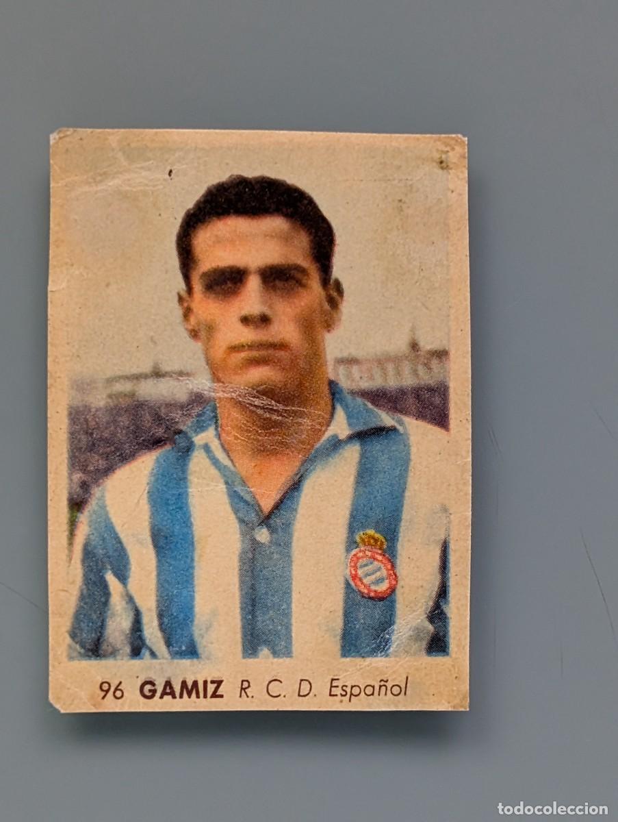 Cromos de f&uacute;tbol: RARO CROMO RARE CARD GAMIZ ESPA&Ntilde;OL BARCELONA RUIZ ROMERO 1955 1956 55/56 CATALU&Ntilde;A FOOTBALL