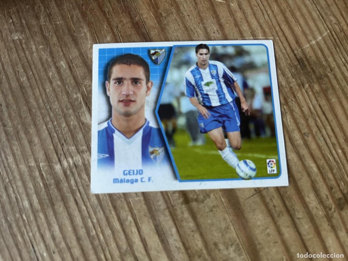 Figurine di Calcio: CROMO SIN PEGAR NUNCA PEGADO ALBUM LIGA ESTE 05 06 2005 2006 MALAGA GEIJO