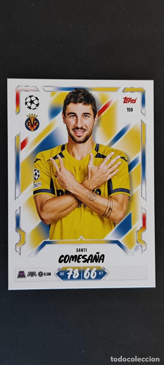 Fu&szlig;ball-Sticker: 20 ANIVERSARIO MATCH ATTAX 26/27 UCL CARD BASIC SANTI COMESA&Ntilde;A VILLARREAL # 159 TOPPS