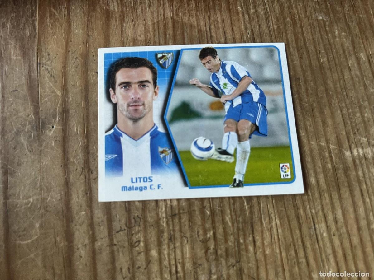 Fu&szlig;ball-Sticker: CROMO SIN PEGAR NUNCA PEGADO ALBUM LIGA ESTE 05 06 2005 2006 MALAGA LITOS