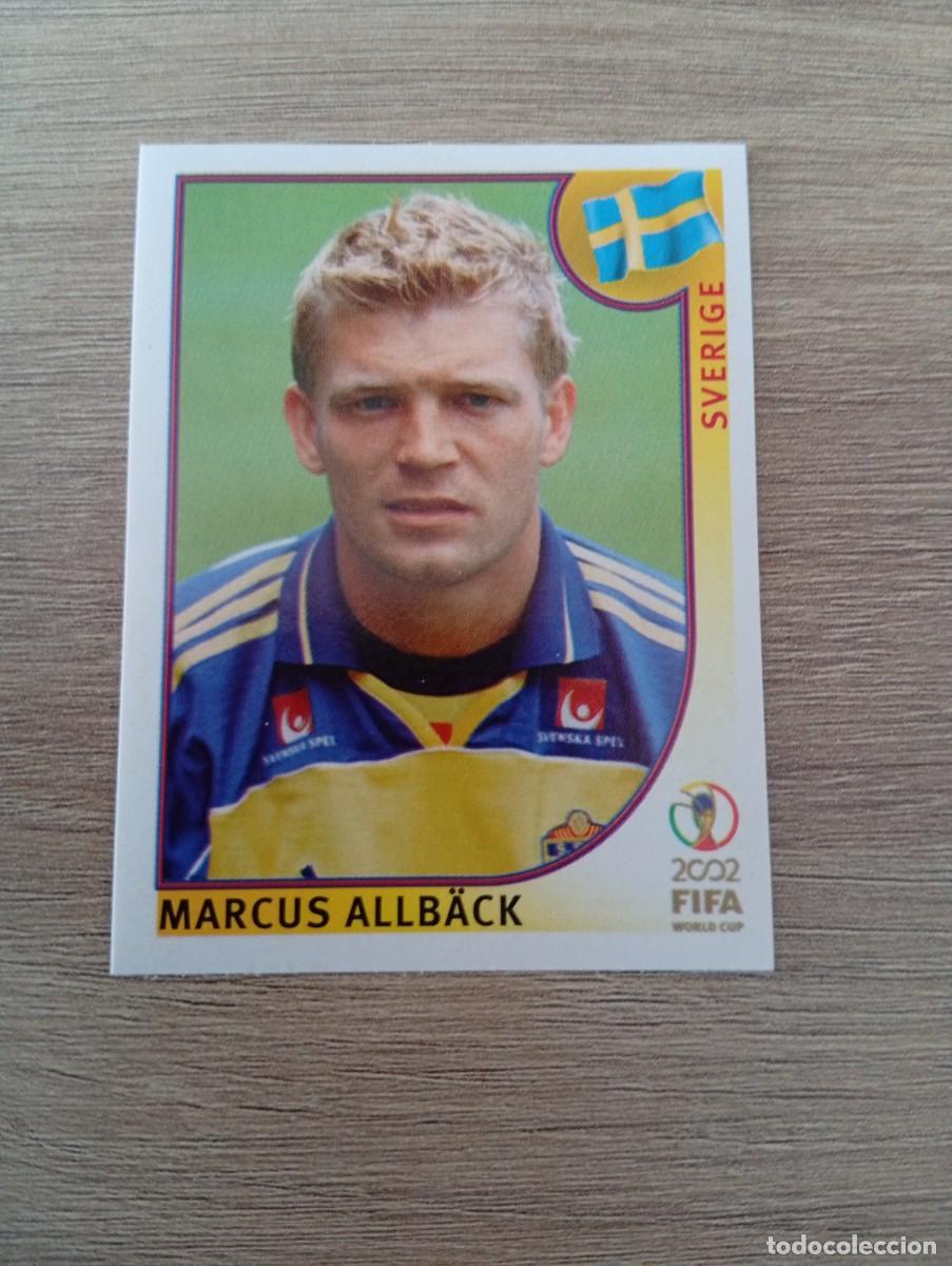 Fu&szlig;ball-Sticker: MARCUS ALLBACK 455 SUECIA MUNDIAL KOREA JAPON 2002 02 PANINI NUNCA PEGADO