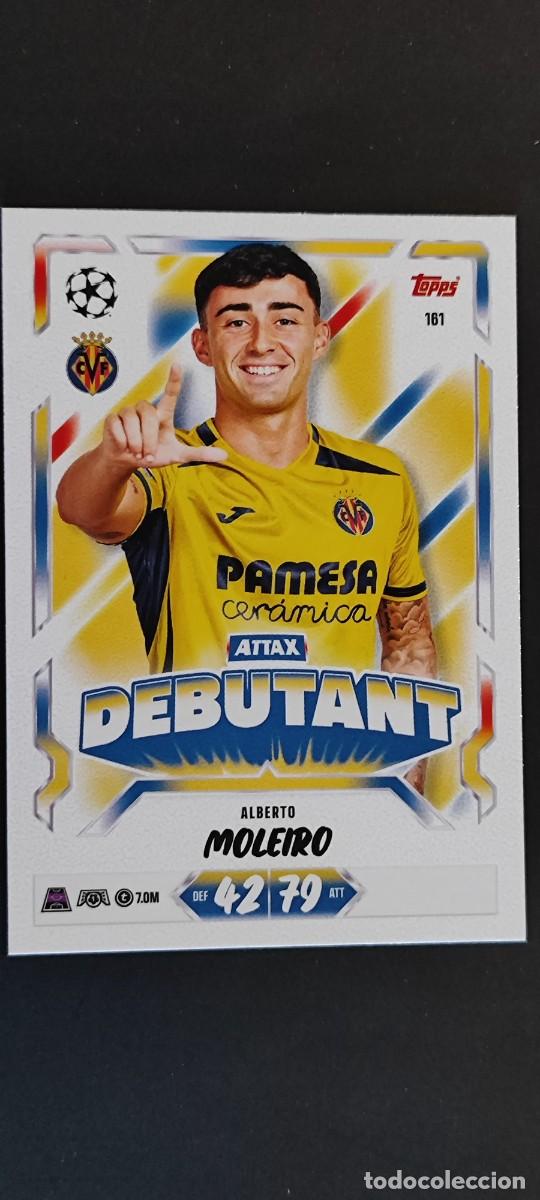 Football Stickers: 20 ANIVERSARIO MATCH ATTAX 26/27 UCL CARD BASIC MOLEIRO VILLARREAL # 161 TOPPS