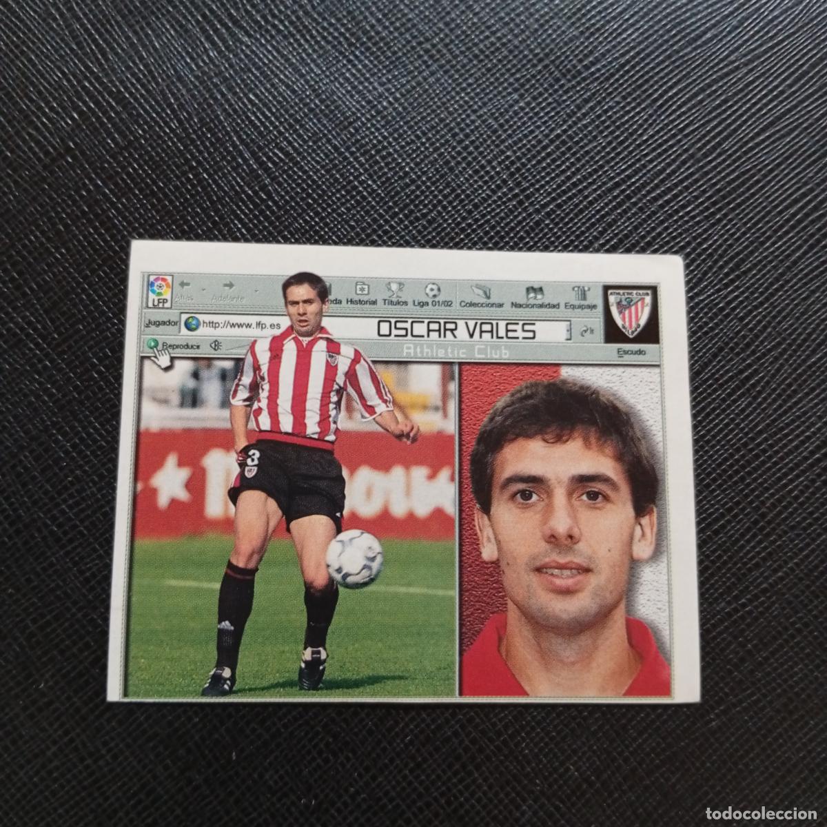 Figurine di Calcio: OSCAR VALES BILBAO ESTE 2001 2002 CROMO FUTBOL 01 02 LIGA - SIN PEGAR - A17 PG118