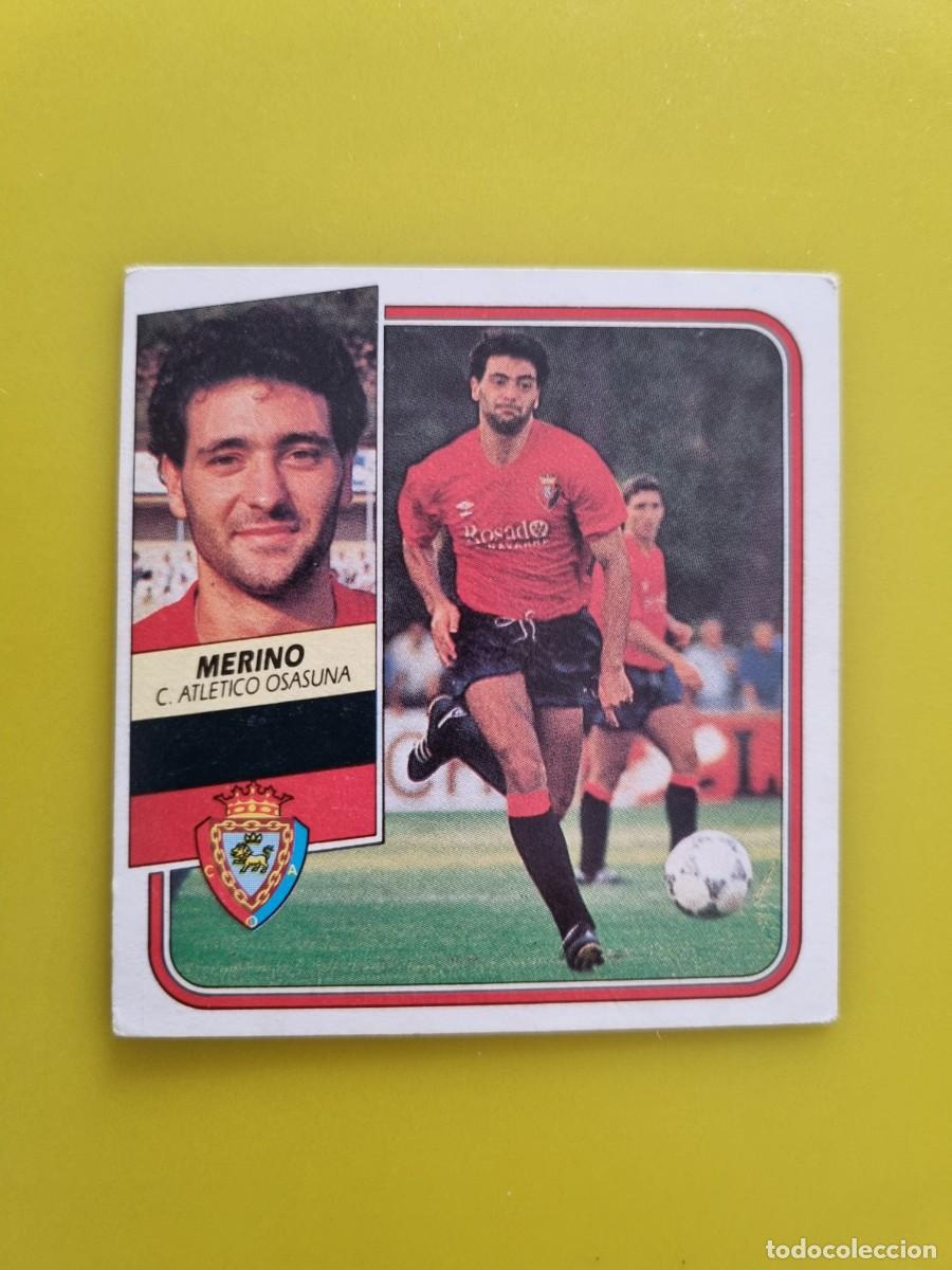 Figurine di Calcio: CROMO FUTBOL LIGA ESTE 89 90 1989 1990 NUNCA PEGADO SIN PEGAR MERINO OSASUNA AR926