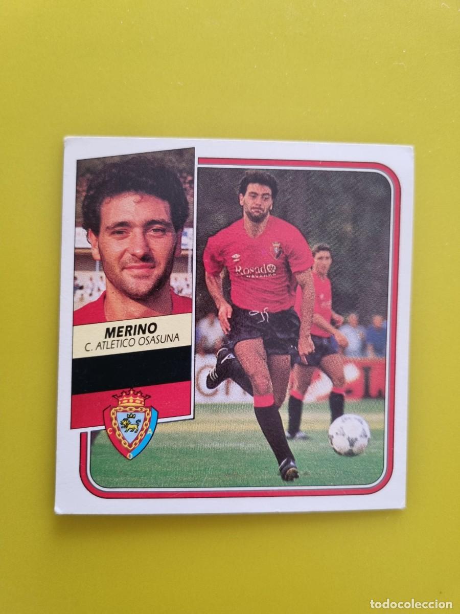 Figurine di Calcio: CROMO FUTBOL LIGA ESTE 89 90 1989 1990 NUNCA PEGADO SIN PEGAR MERINO OSASUNA AR926
