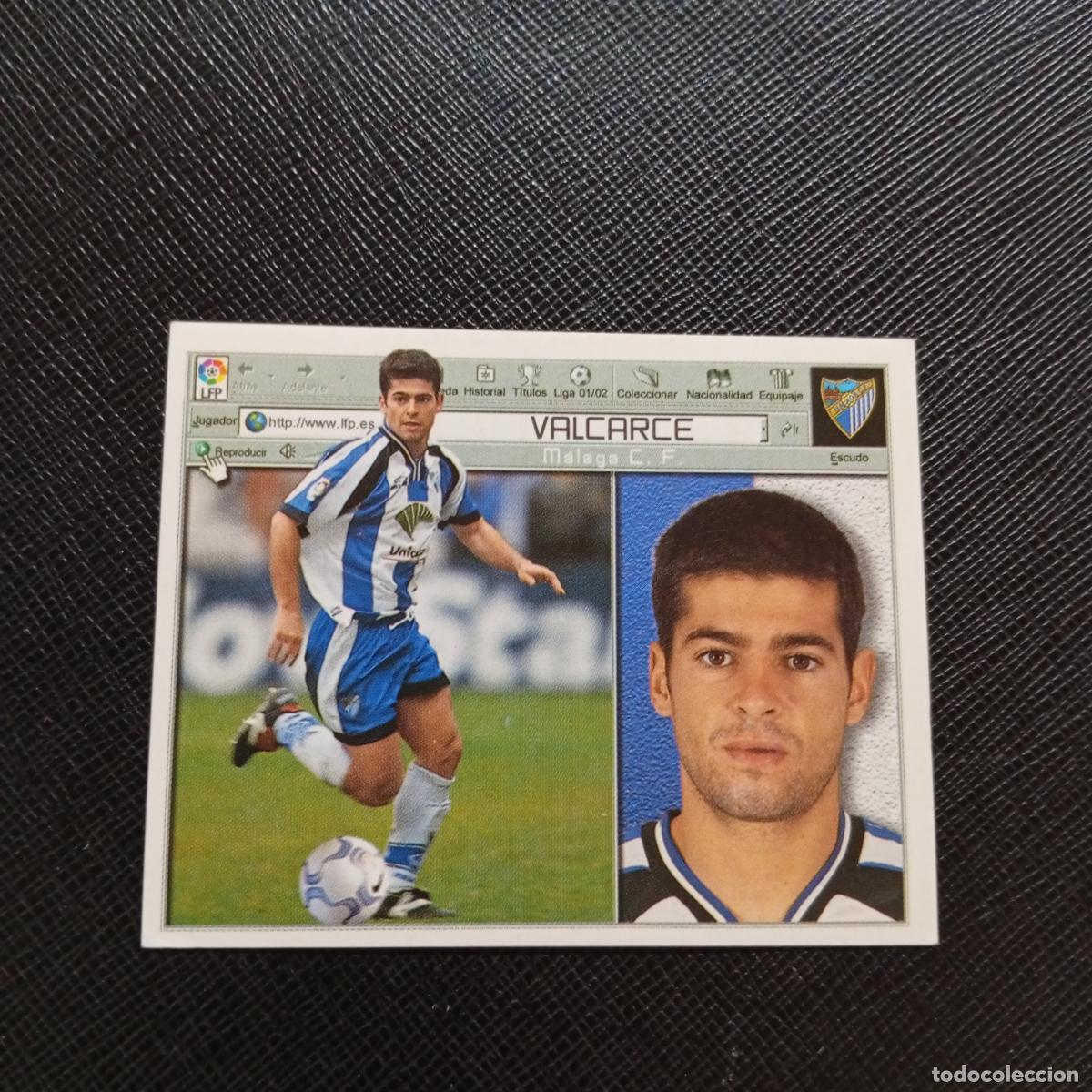 Cromos de f&uacute;tbol: VALCARCE MALAGA ESTE 2001 2002 CROMO FUTBOL 01 02 LIGA - SIN PEGAR - A17 PG118
