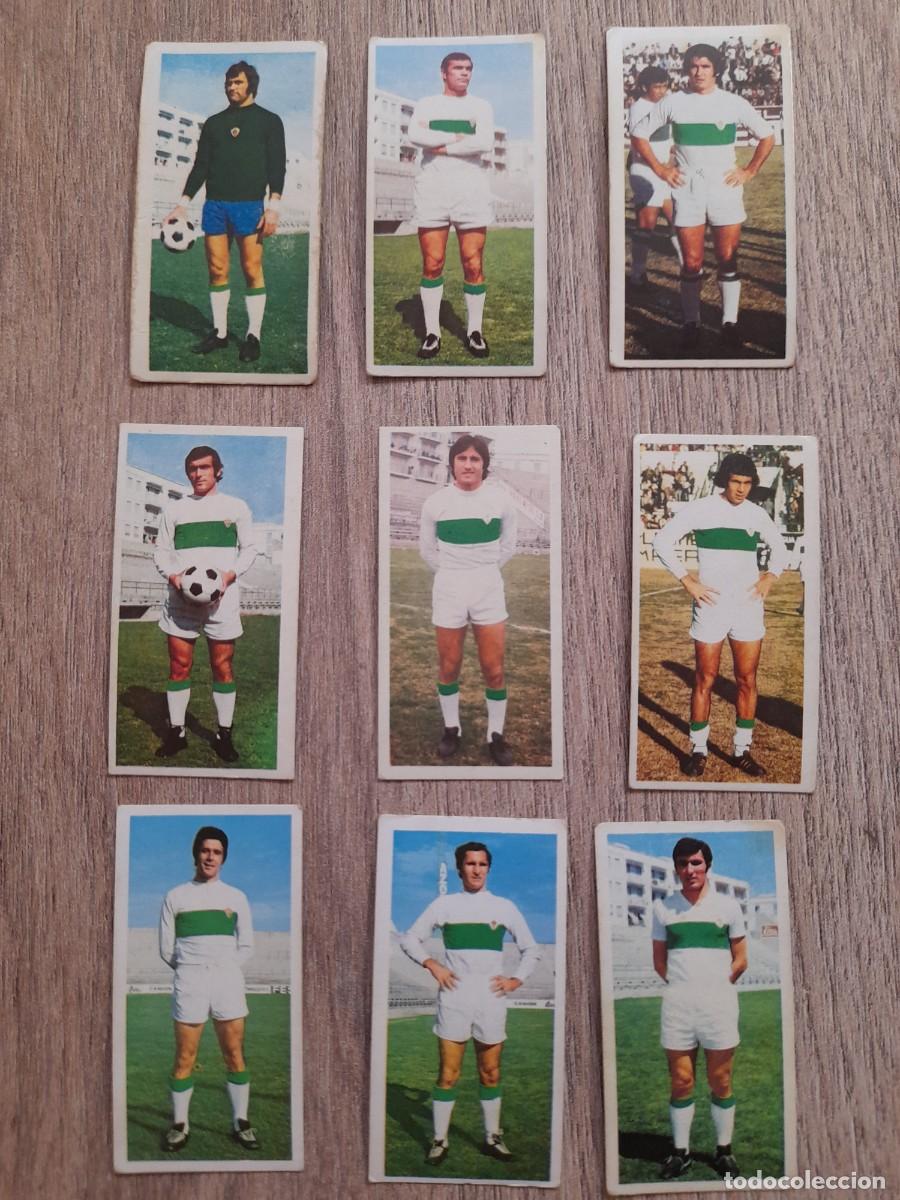 Football Stickers: LOTE 9 CROMOS NUEVOS Y DIFERENTES. ELCHE CF. LIGA ESTE 1975 1976 75 76