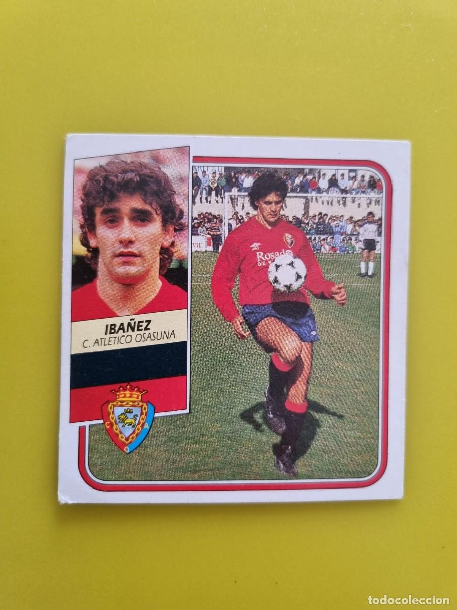 Cromos de f&uacute;tbol: CROMO FUTBOL LIGA ESTE 89 90 1989 1990 NUNCA PEGADO SIN PEGAR IBA&Ntilde;EZ OSASUNA AR926