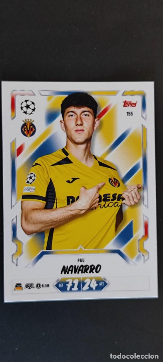 Cromos de f&uacute;tbol: 20 ANIVERSARIO MATCH ATTAX 26/27 UCL CARD BASIC NAVARRO VILLARREAL # 155 TOPPS