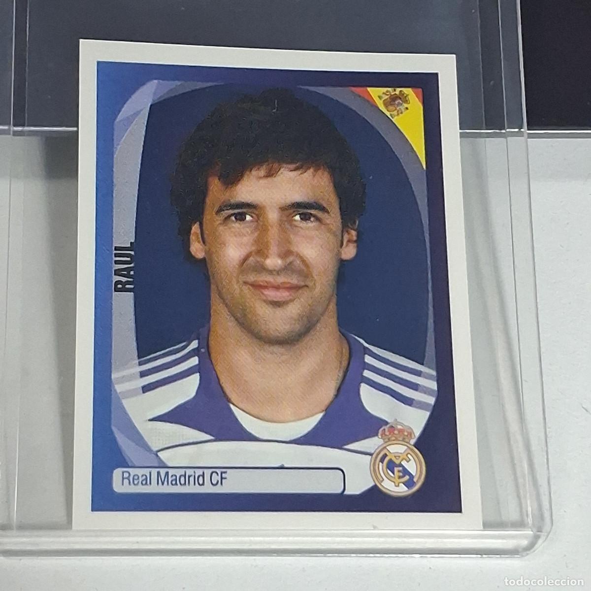 Cromos de f&uacute;tbol: C1A1 345 RAUL REAL MADRID CROMOS FUTBOL UEFA CHAMPIONS LEAGUE 2007 2008 07 08 PANINI SPAIN