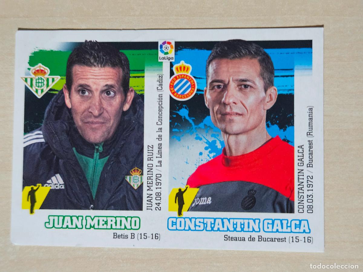 Cromos de f&uacute;tbol: EDICIONES ESTE 2015 16 FICHAJE INVIERNO N&ordm; 39 GALCA/JUAN MERINO - CROMO SIN PEGAR