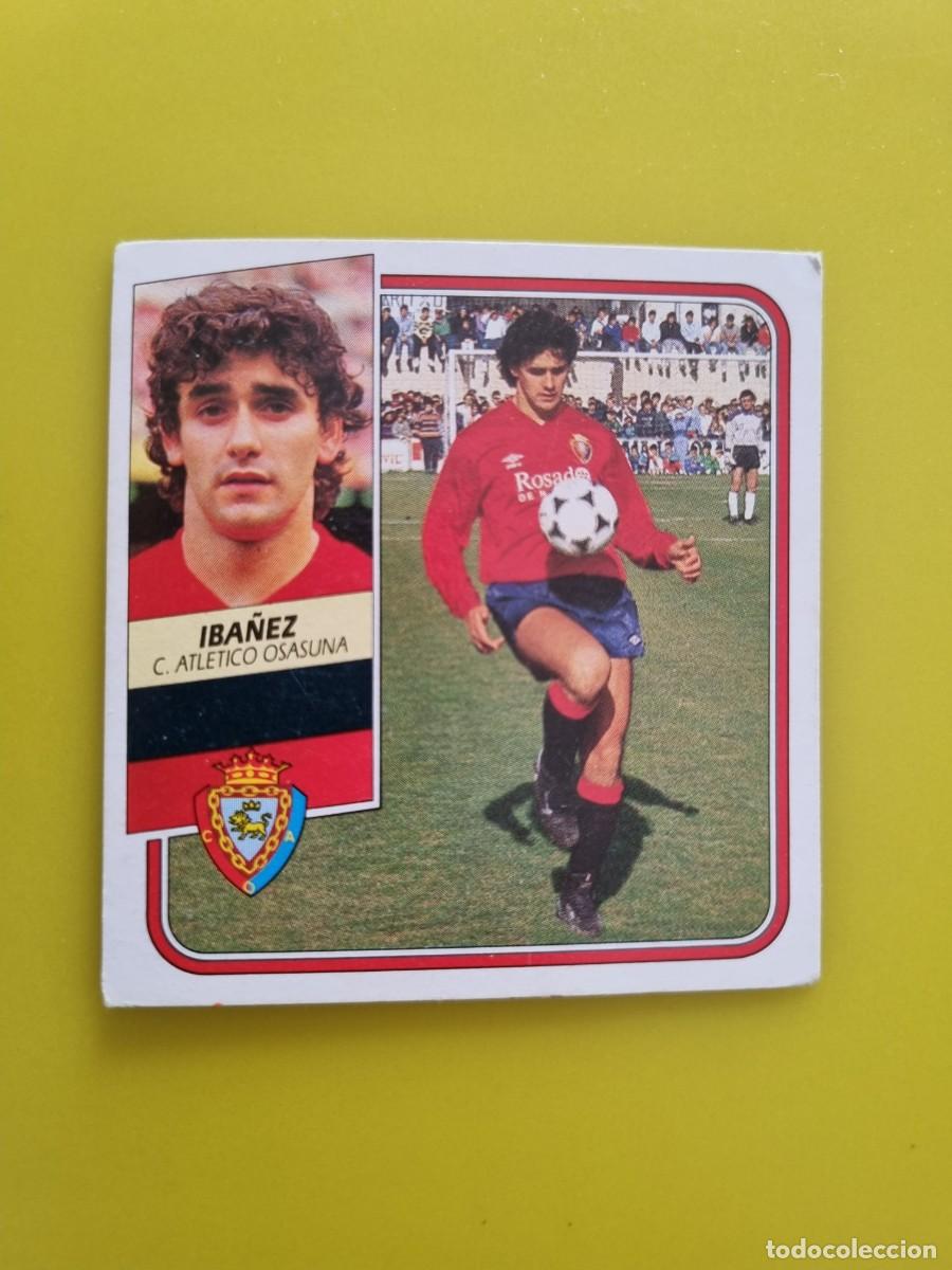 Cromos de f&uacute;tbol: CROMO FUTBOL LIGA ESTE 89 90 1989 1990 NUNCA PEGADO SIN PEGAR IBA&Ntilde;EZ OSASUNA AR926