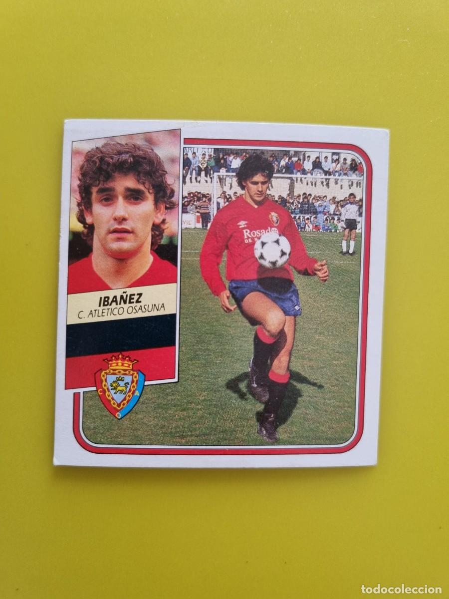 Cromos de f&uacute;tbol: CROMO FUTBOL LIGA ESTE 89 90 1989 1990 NUNCA PEGADO SIN PEGAR IBA&Ntilde;EZ OSASUNA AR926