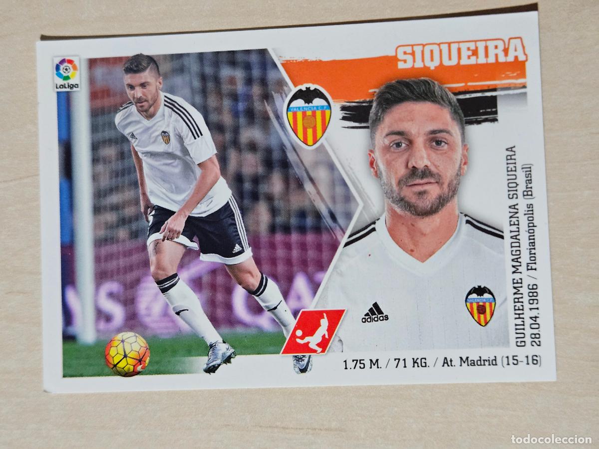Cromos de f&uacute;tbol: EDICIONES ESTE 2015 16 FICHAJE INVIERNO N&ordm; 37 SIQUEIRA - CROMO SIN PEGAR