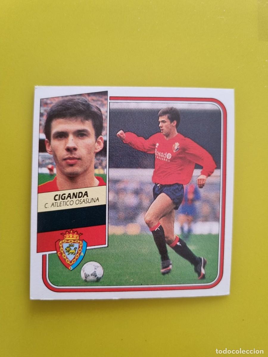 Fu&szlig;ball-Sticker: CROMO FUTBOL LIGA ESTE 89 90 1989 1990 NUNCA PEGADO SIN PEGAR CIGANDA OSASUNA AR926