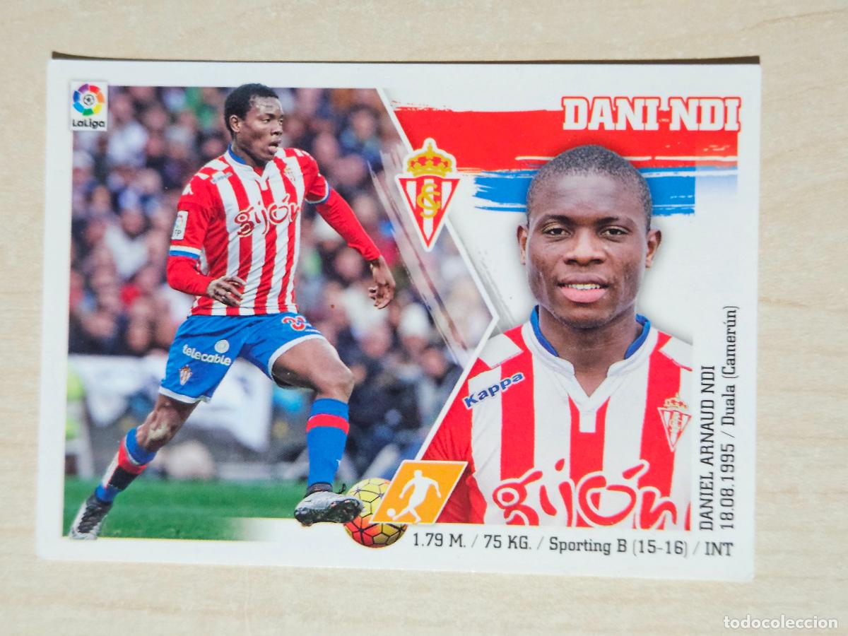 Fu&szlig;ball-Sticker: EDICIONES ESTE 2015 16 FICHAJE INVIERNO N&ordm; 35 DANI NDI - CROMO SIN PEGAR