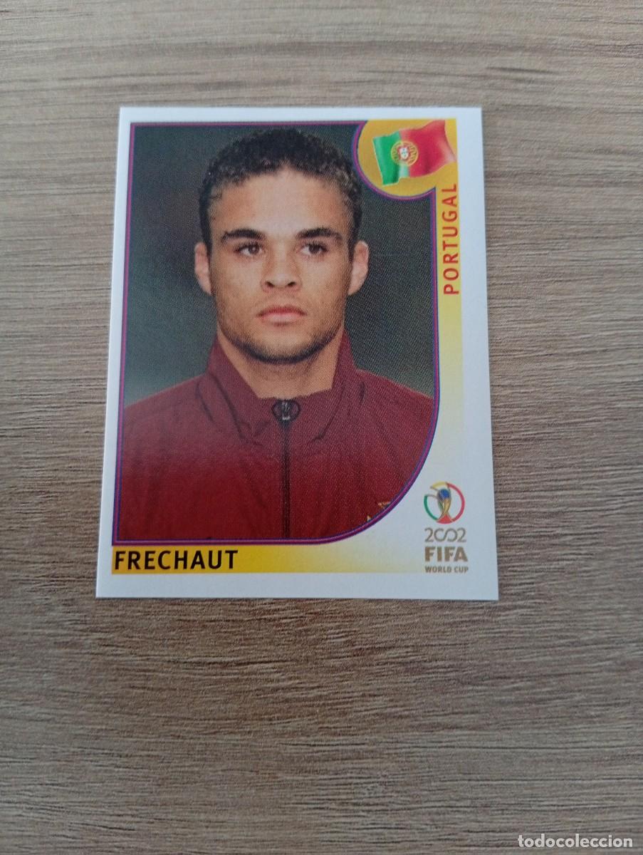Fu&szlig;ball-Sticker: FRECHAUT 298 PORTUGAL MUNDIAL KOREA JAPON 2002 02 PANINI NUNCA PEGADO