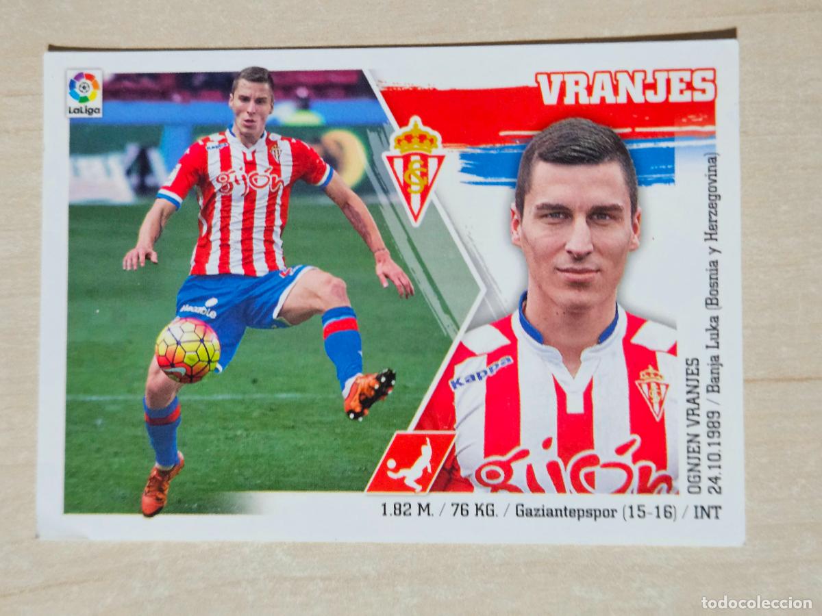 Fu&szlig;ball-Sticker: EDICIONES ESTE 2015 16 FICHAJE INVIERNO N&ordm; 33 VRANJES - CROMO SIN PEGAR