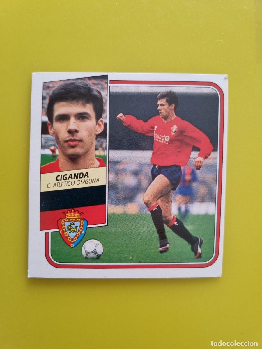 Cromos de f&uacute;tbol: CROMO FUTBOL LIGA ESTE 89 90 1989 1990 NUNCA PEGADO SIN PEGAR CIGANDA OSASUNA AR926