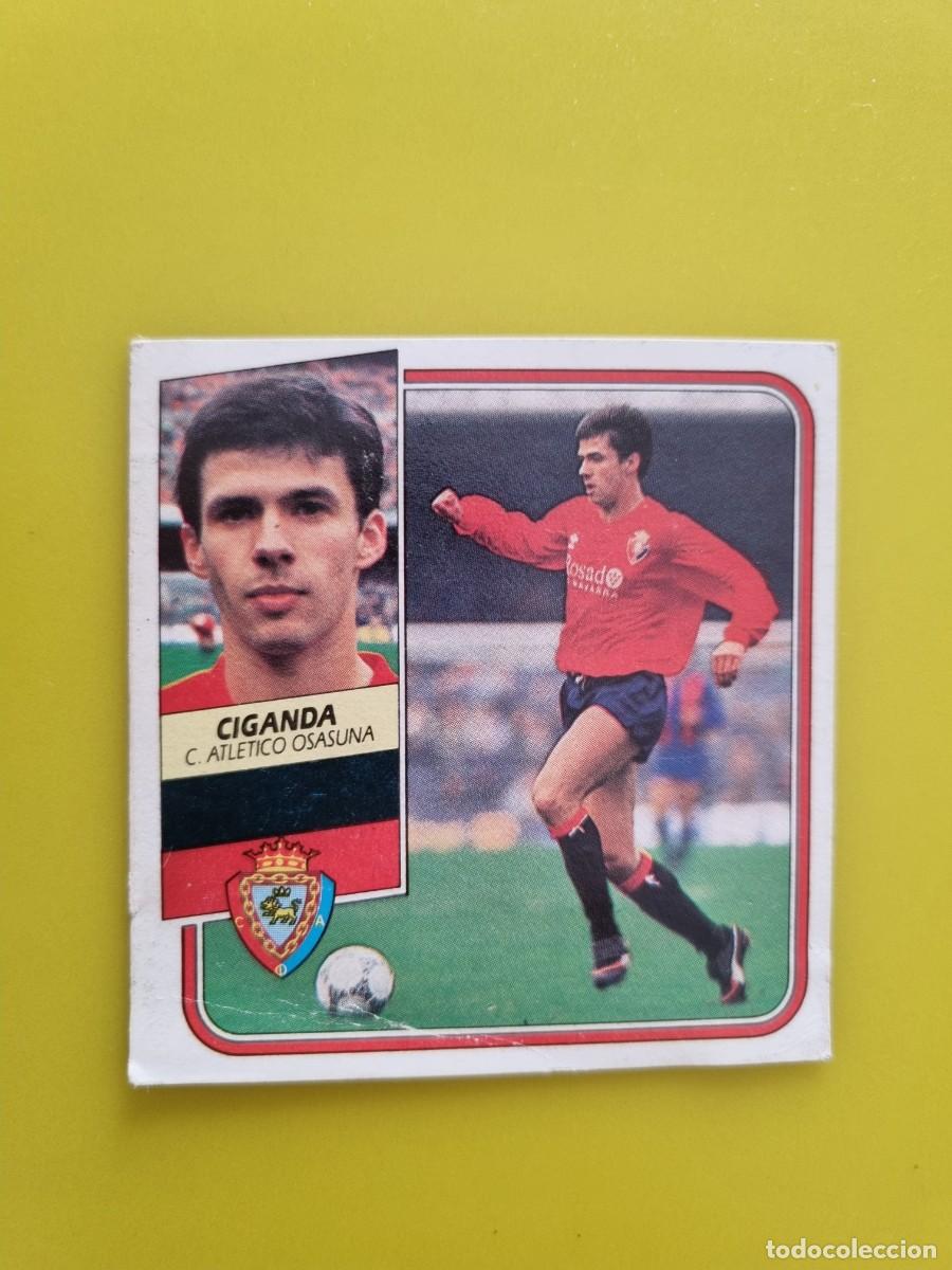 Cromos de f&uacute;tbol: CROMO FUTBOL LIGA ESTE 89 90 1989 1990 DESPEGADO CIGANDA OSASUNA AR926