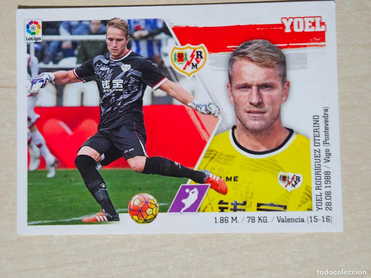 Cromos de f&uacute;tbol: EDICIONES ESTE 2015 16 FICHAJE INVIERNO N&ordm; 28 YOEL - CROMO SIN PEGAR