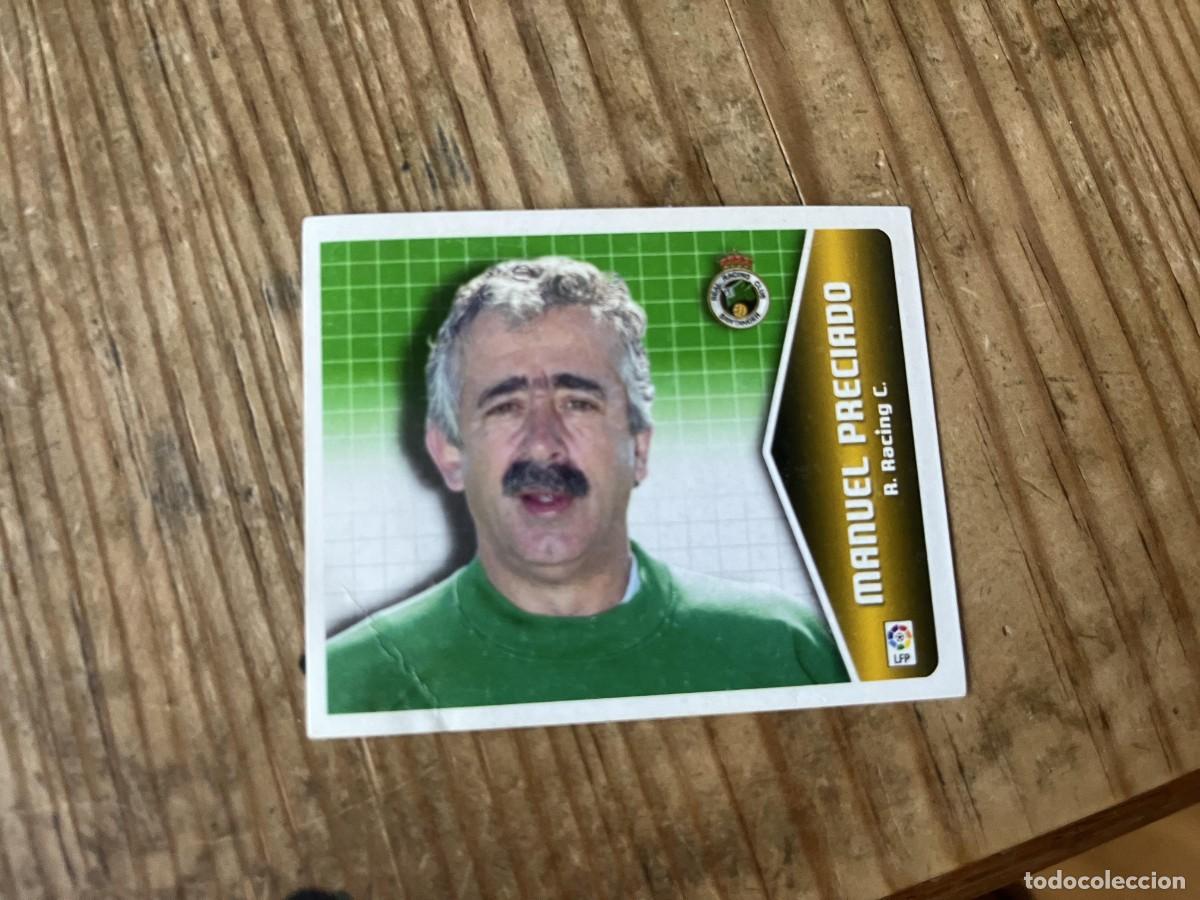 Cromos de f&uacute;tbol: CROMO SIN PEGAR NUNCA PEGADO ALBUM LIGA ESTE 05 06 2005 2006 RACING SANTANDER ENTRENADOR PRECIADO
