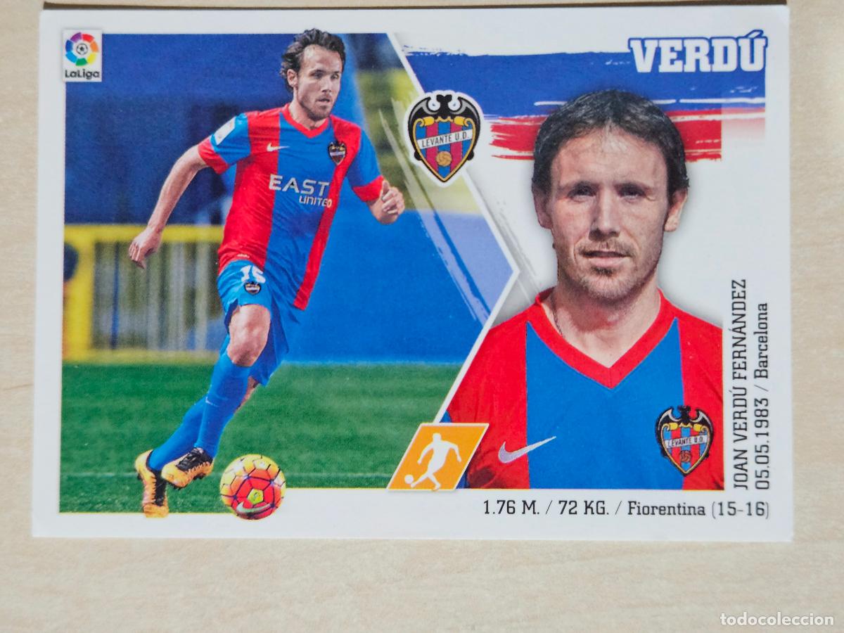 Cromos de f&uacute;tbol: EDICIONES ESTE 2015 16 FICHAJE INVIERNO N&ordm; 21 VERDU - CROMO SIN PEGAR
